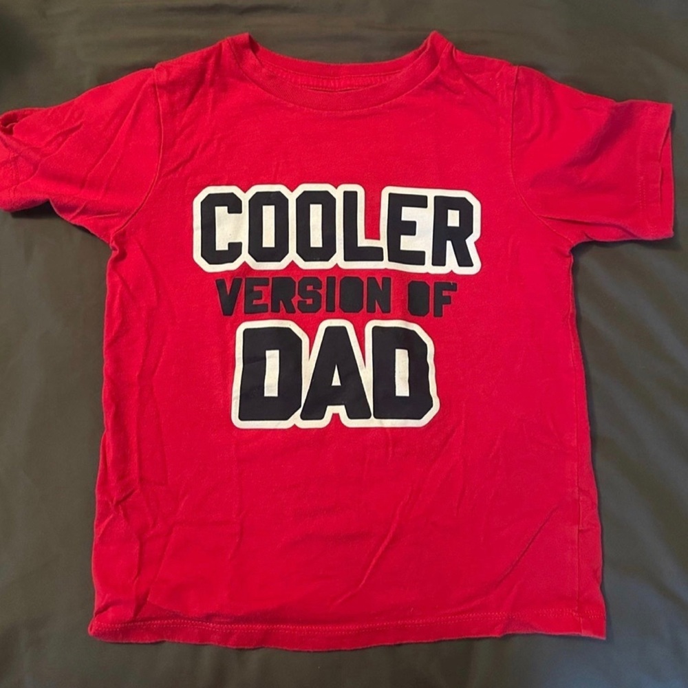 Cooler Version of Dad short sleeved t-shirt boys size 4T